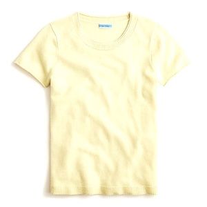 JCREW cashmere tee size XS